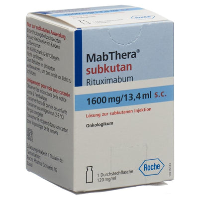 MABTHERA Inj Konz 1600 mg/13.4 ml s.c. Durchstf
