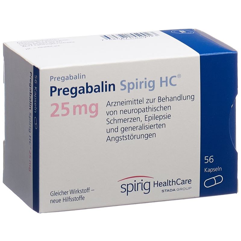 PREGABALIN Spirig HC Kaps 25 mg 56 Stk