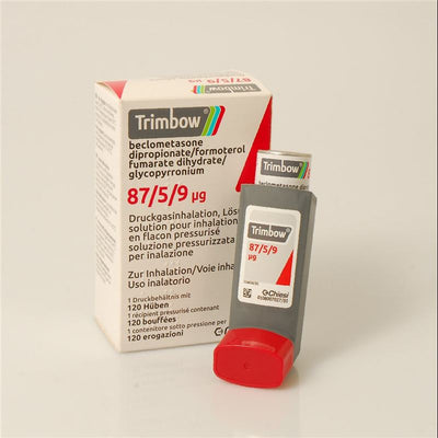 TRIMBOW Dosieraeros 87µg/5µg/9µg 120 Dos