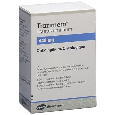 TRAZIMERA Trockensub 440 mg c Solv Durchstf