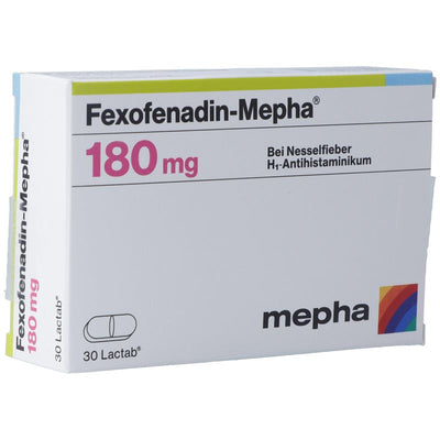 FEXOFENADIN Mepha Filmtabl 180 mg 30 Stk