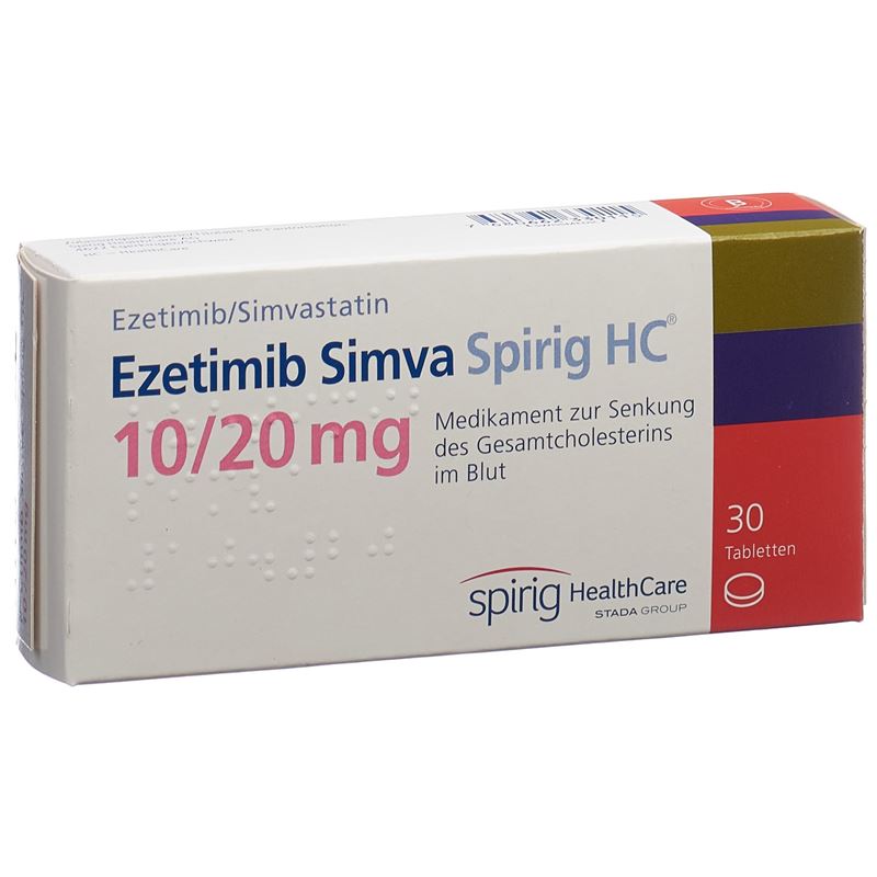 EZETIMIB SIMVA Spirig HC Tabl 10/20 mg 30 Stk