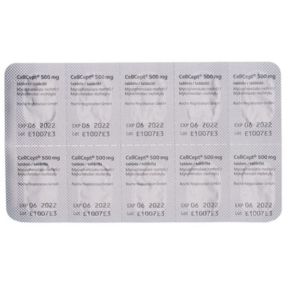 CELLCEPT (PI) Filmtabl 500 mg 50 Stk - CONTENTBACK