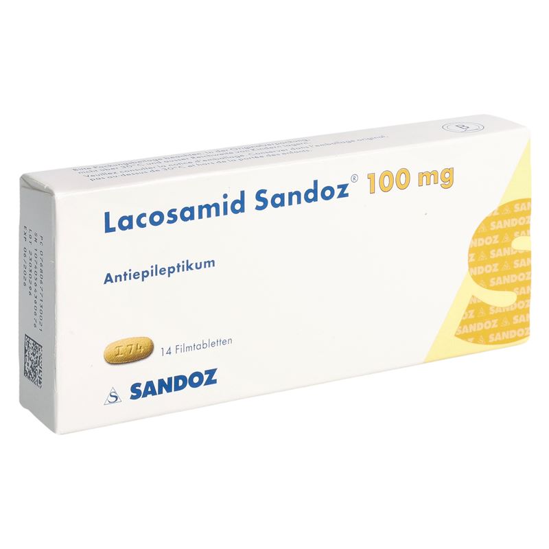 LACOSAMID Sandoz Filmtabl 100 mg 14 Stk