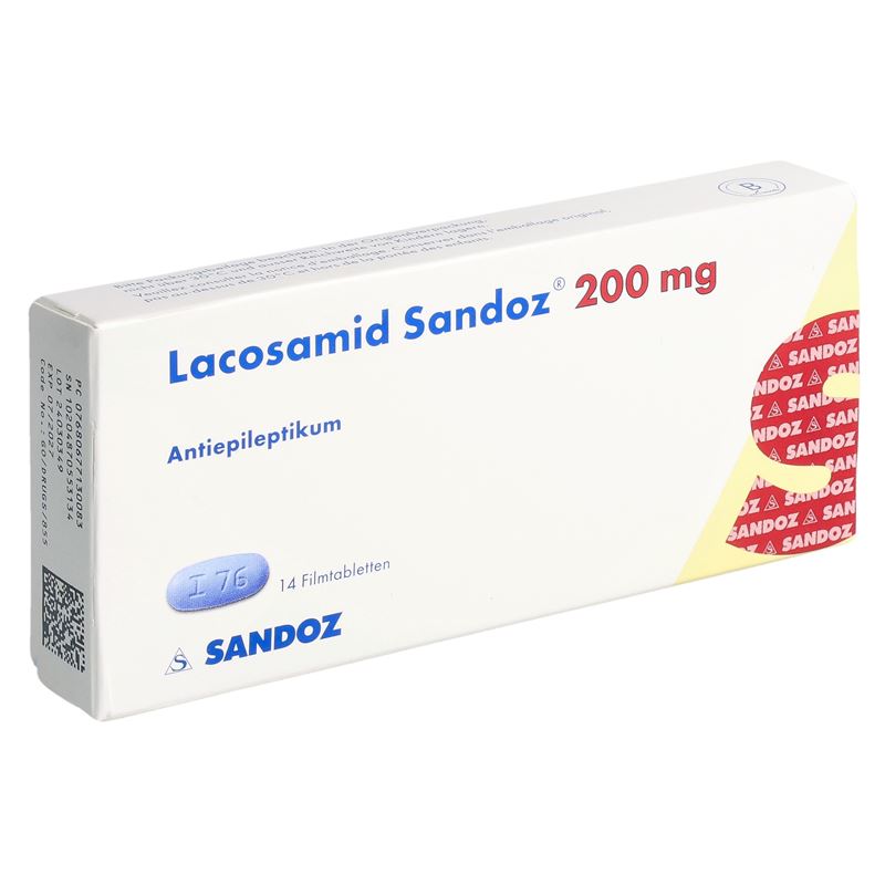 LACOSAMID Sandoz Filmtabl 200 mg 14 Stk