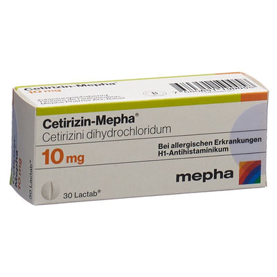 CETIRIZIN Mepha Filmtabl 10 mg 30 Stk