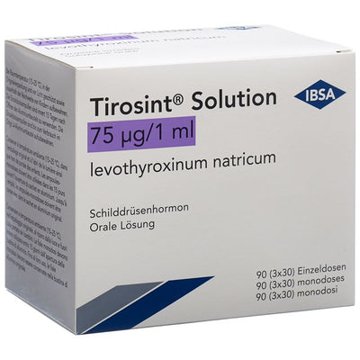TIROSINT Solution 75 mcg 90 Amp 1 ml