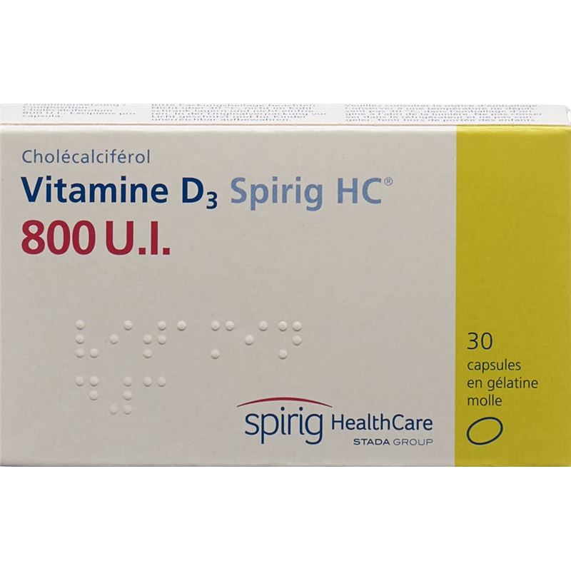 VITAMIN D3 Spirig HC Kaps 800 IE 30 Stk - PICBACKTOP