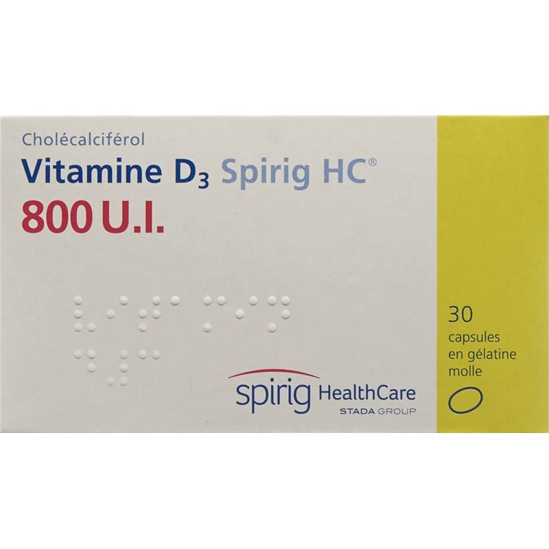 VITAMIN D3 Spirig HC Kaps 800 IE 30 Stk - PICBACK