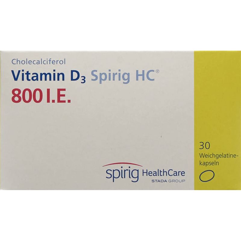 VITAMIN D3 Spirig HC Kaps 800 IE 30 Stk - PICFRONT