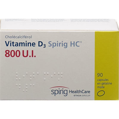 VITAMIN D3 Spirig HC Kaps 800 IE 90 Stk - PICBACKTOP