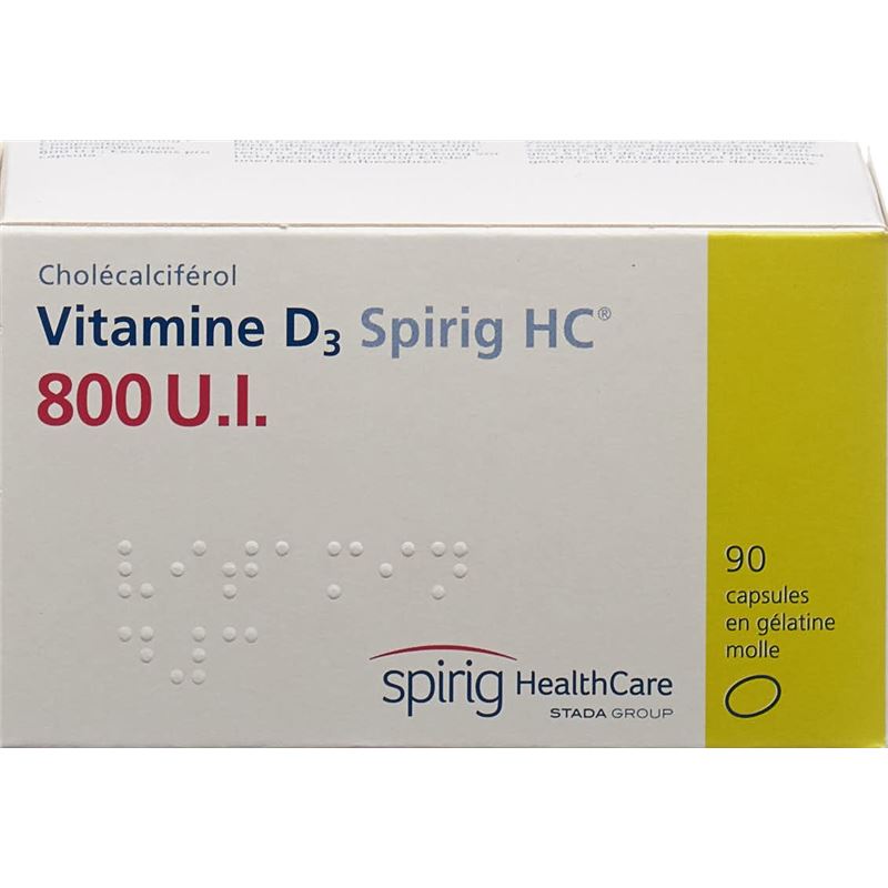 VITAMIN D3 Spirig HC Kaps 800 IE 90 Stk - PICBACKTOP