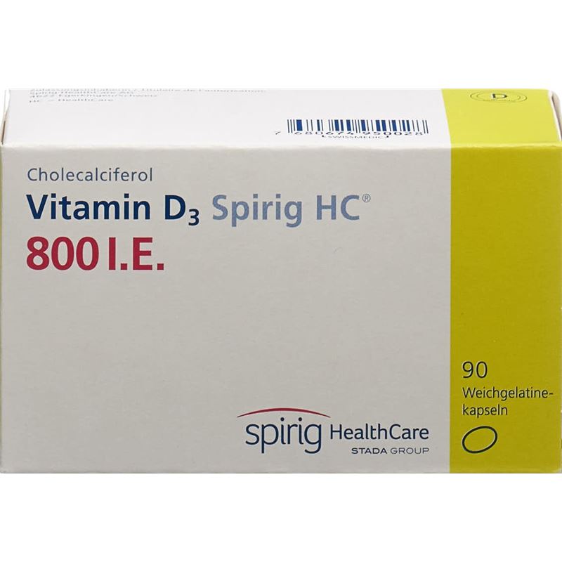 VITAMIN D3 Spirig HC Kaps 800 IE 90 Stk - PICFRONTTOP