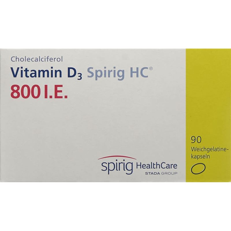 VITAMIN D3 Spirig HC Kaps 800 IE 90 Stk - PICFRONT
