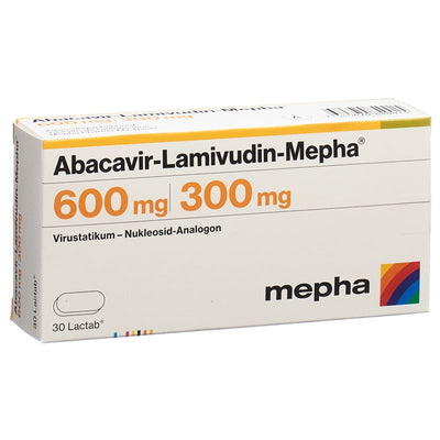 ABACAVIR LAMIVUDIN Mepha Filmtabl 600/300mg 30 Stk
