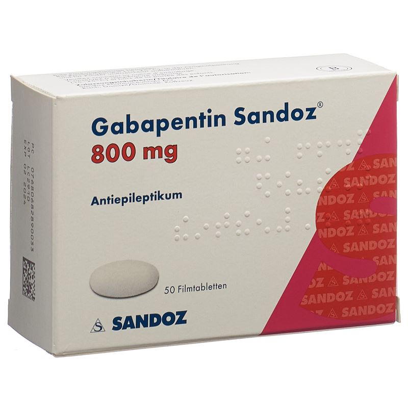 GABAPENTIN Sandoz Filmtabl 800 mg 50 Stk