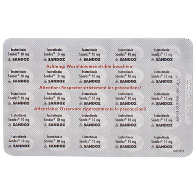 ISOTRETINOIN Sandoz Solucaps 10 mg 100 Stk - CONTENTBACK
