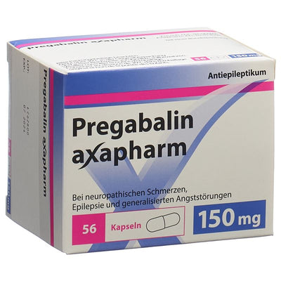 PREGABALIN axapharm Kaps 150 mg 56 Stk
