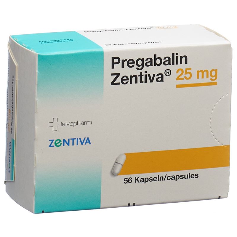 PREGABALIN Zentiva Kaps 25 mg 56 Stk