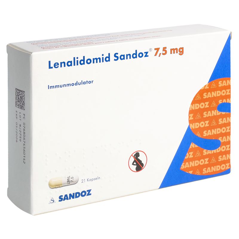 LENALIDOMID Sandoz Kaps 7.5 mg 21 Stk