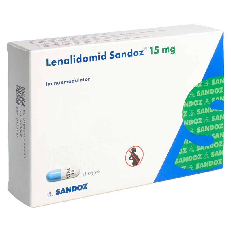 LENALIDOMID Sandoz Kaps 15 mg 21 Stk