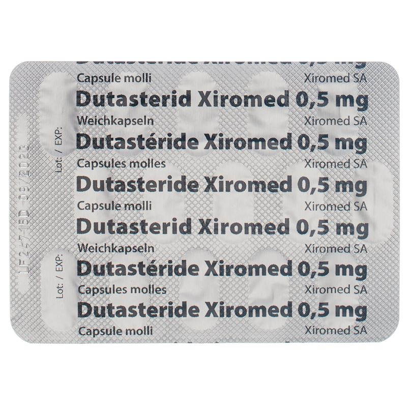 DUTASTERID Xiromed Kaps 0.5 mg 90 Stk - CONTENTBACK