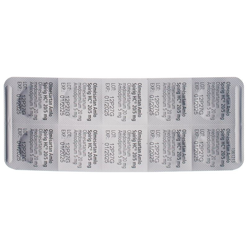 OLMESARTAN AMLO Spirig HC 20/5mg (neu) 100 Stk - CONTENTBACK