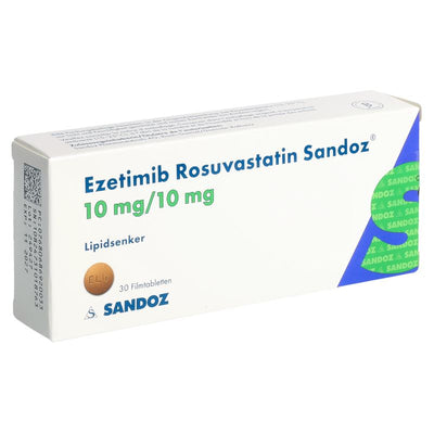EZETIMIB ROSUVA Sandoz Filmtabl 10 mg/10 mg 30 Stk