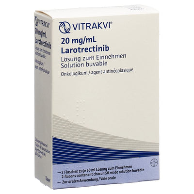 VITRAKVI Lös 20 mg/ml 2 Fl 50 ml