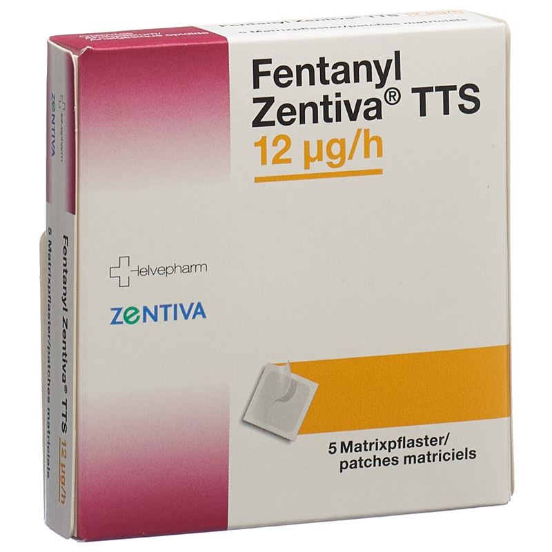 FENTANYL Zentiva TTS Matrixpfl 12 mcg/h 5 Stk