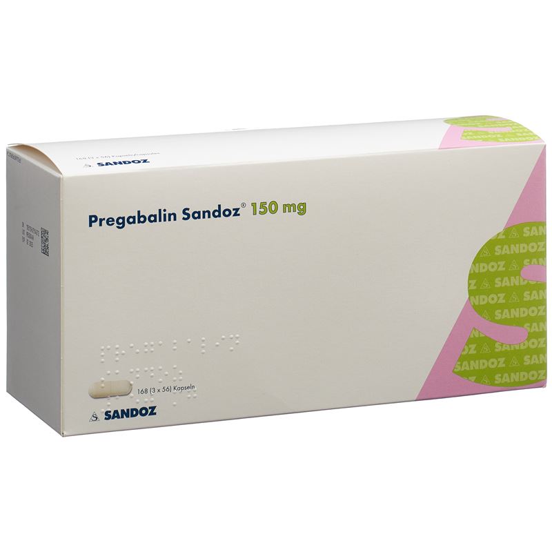 PREGABALIN Sandoz Kaps 150 mg 3 x 56 Stk