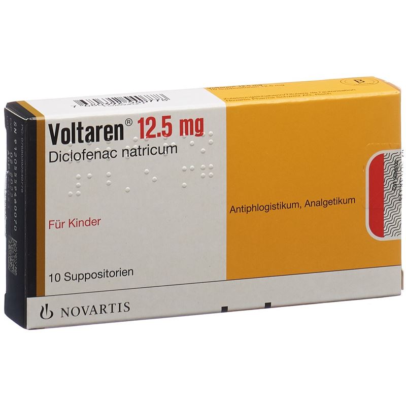 VOLTAREN Supp 12.5 mg Kind 10 Stk
