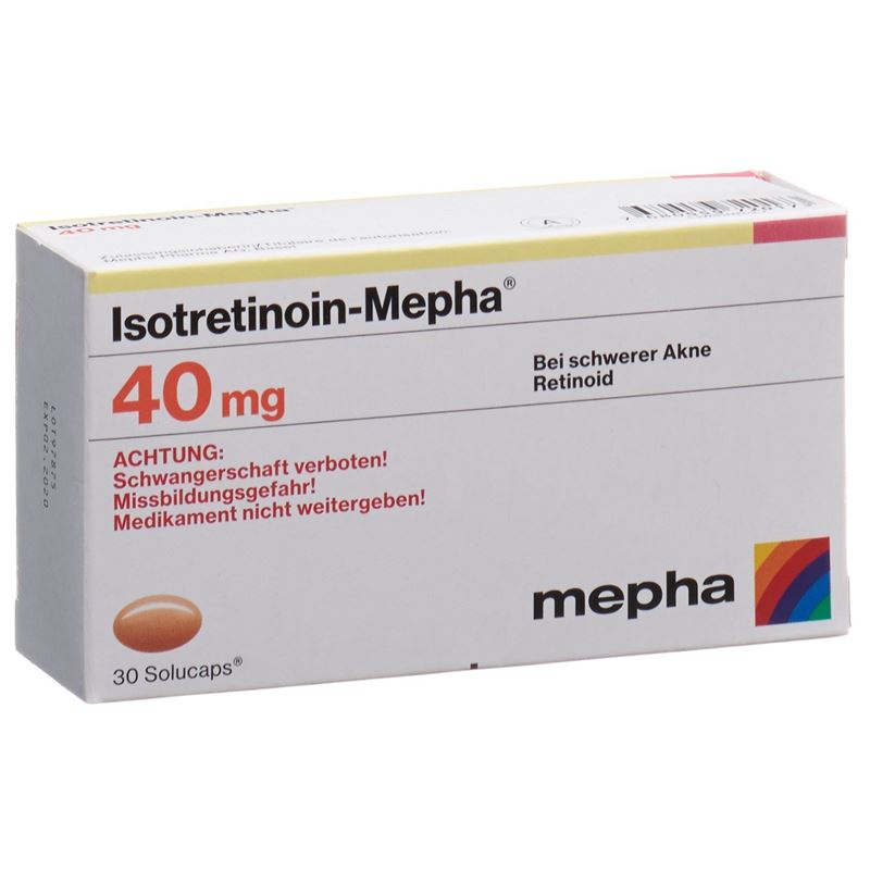 ISOTRETINOIN Mepha Solucaps 40 mg 30 Stk