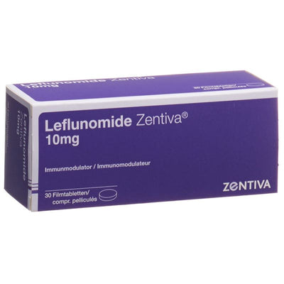 LEFLUNOMIDE Zentiva Filmtabl 10 mg 30 Stk