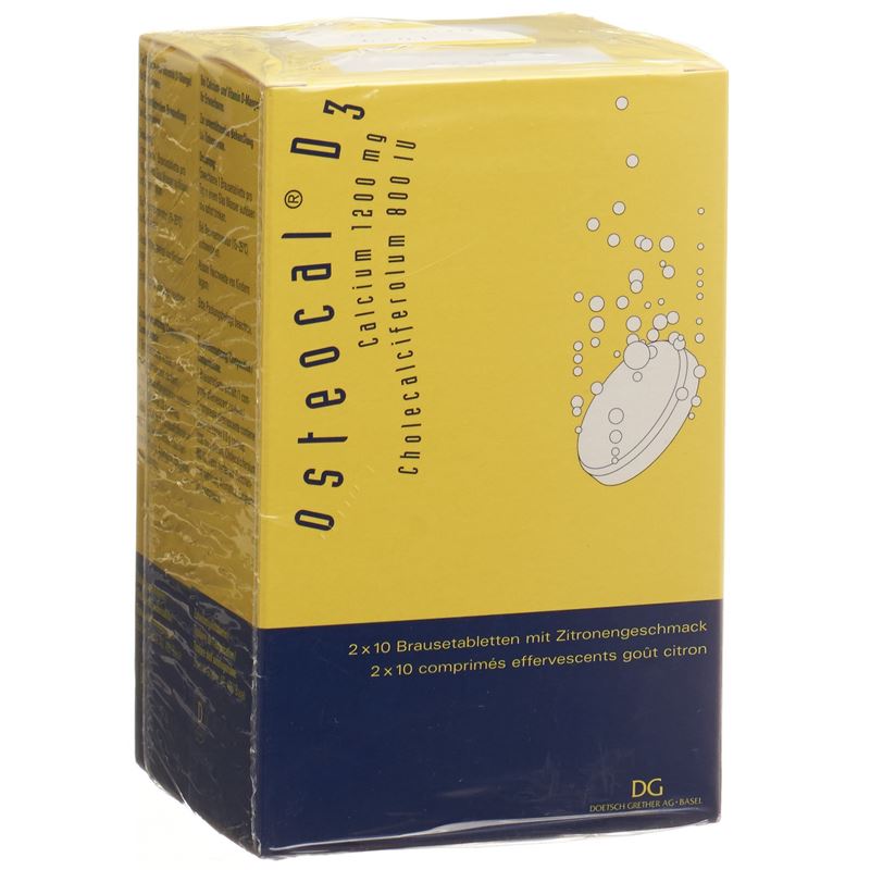 OSTEOCAL D3 Brausetabl 1200/800 40 Stk