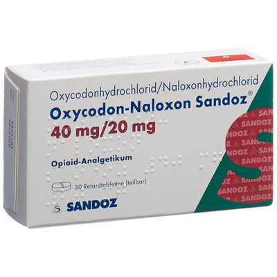 OXYCODON-NALOXON Sandoz 40 mg/20 mg 30 Stk